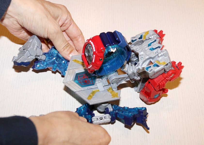 Transformers X G Shock Optimus Prime In Hand Images   Literally  (3 of 8)